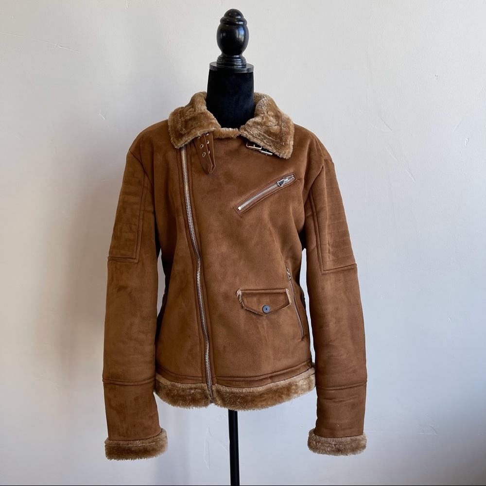 Reason Suede Moto Jacket